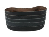 Assorted pack of 1X18 abrasive belts. 