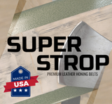 1/2 X 12 inch Leather Honing Super Strop Belt Fits Original Work Sharp Knife and Tool Sharpener