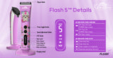 Kenchii Flash5™ | 5-in-1 Digital Cordless Clipper | Purple Edition