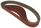 1X30 Premium Orange Ceramic Sanding Grinding Belts 6 Packs for General Purpose