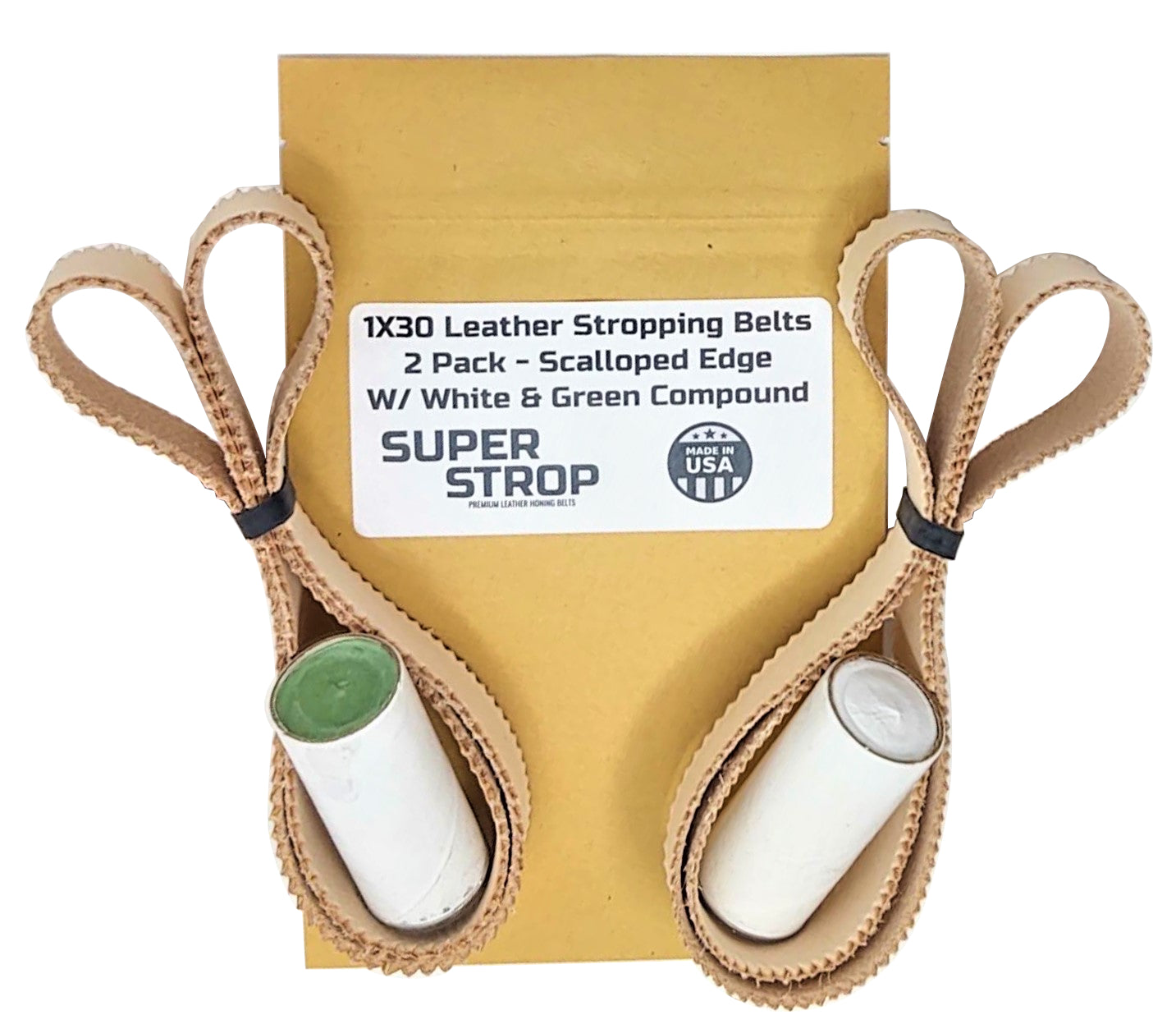 1X30 Leather Honing Belt Super Strop with Assorted 10 Pack of Sharpeni –  ProSharpeningSupply