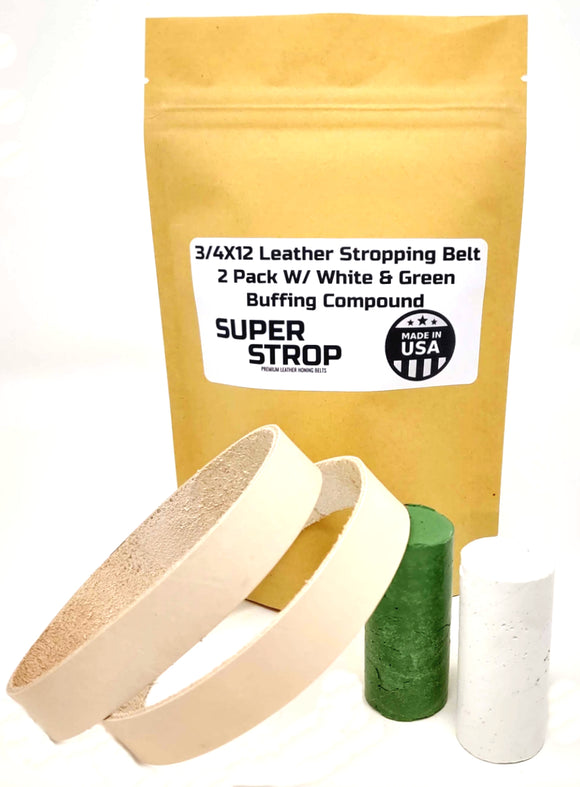 1x30 in. Leather Honing Belt SUPER STROP + 15 Pack Sanding Belt Assort –  ProSharpeningSupply