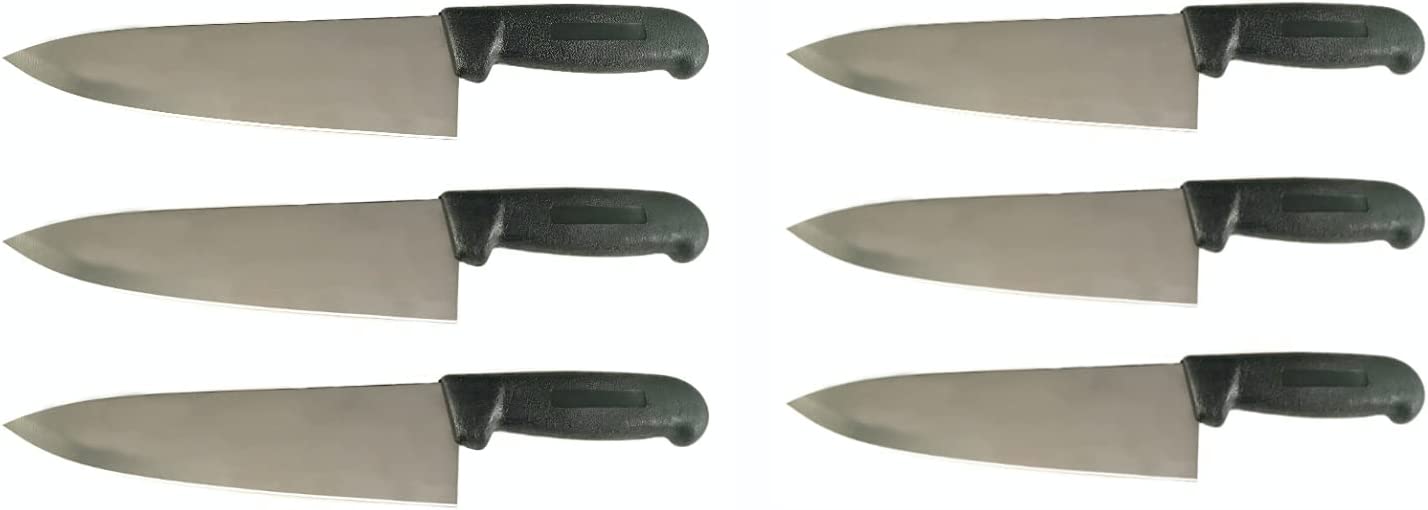 8 Black Chef Knife Cozzini Cutlery Imports Commercial Kitchen Choose  Single, 3 Pack, or 6 Pack 