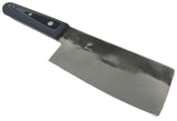 Mina Forge Custom Knife - Grey Wood Handle Small Cleaver