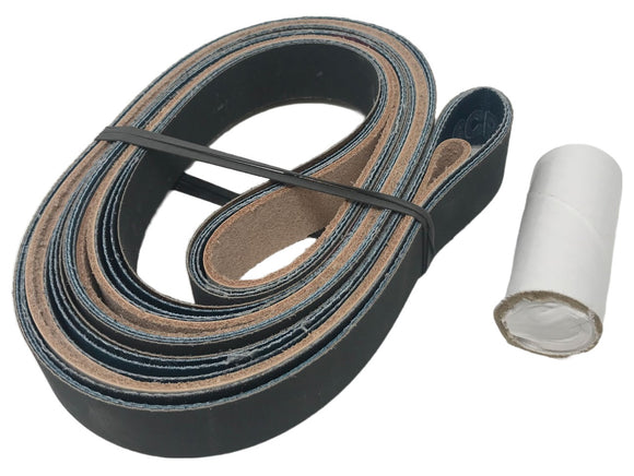2X72 Blue Micron Polishing Sanding Belts 3 Packs with Cushioned Ultra –  ProSharpeningSupply