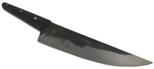 Mina Forge Custom Knife - Chef Knife AEBL Steel G10 and Rubber Composite