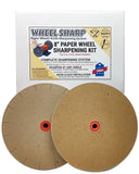 Wheel Sharp Paper Wheel Knife & Tool Sharpening Kit Complete 8 in Premium Wheel kit Fits 6 in Bench Grinders