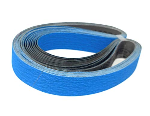 Sanding belt CS 411 X L 2000 mm width 50 mm granulation 80 for stainless  steel z (4014855039609)