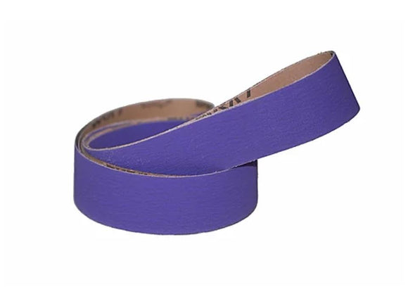 2X72 Premium High Performance Purple Ceramic Sanding Belts Metal Grinding 3Pk